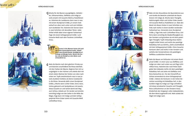 Produktbild Zauberhaftes Watercolor (Deutsch, Carolin Hensler, 2025)