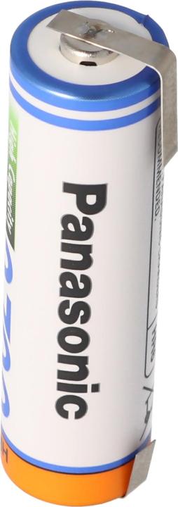 Produktbild Panasonic Akku Mignon AA HR-3U mit Lötfahne in U-Form (AA / LR6 / LR06 / Mignon / R6 / R14505, 2700 mAh)