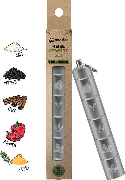 Produktbild Pandoo Outdoor Reise- Und Camping Gewürz-Set Aus (Zusätzliche Polsterung)