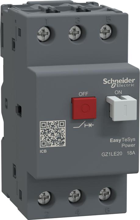 Actual product image Schneider Easy TeSys motor-protective circuit-breaker Magnetic 18A GZ1LE20