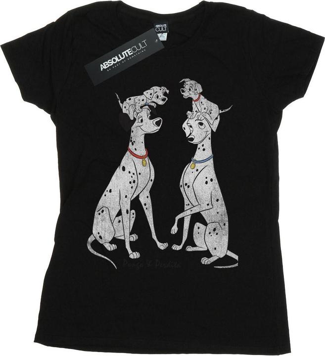 Immagine prodotto 101 Dalmatians Pongo And Perdita Maglietta Ampia Donna (M)