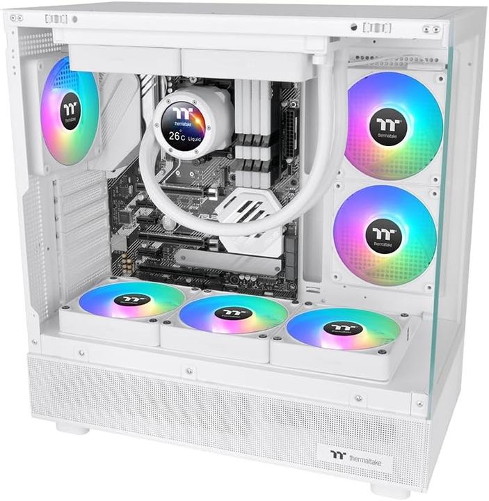 Actual product image Thermaltake TT CT140 EX Rev ARGB Sync PC Cooling Fan 3 Pack White (140 mm, 3x)