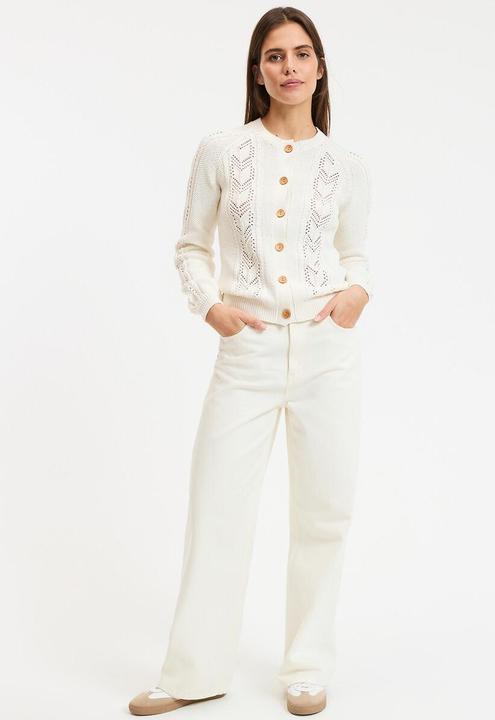 Produktbild La Redoute Collections Cardigan aus Pointelle-Strick (S)