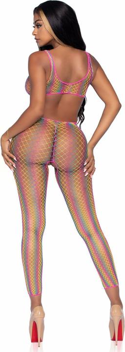 Produktbild Leg Avenue Rainbow Net Bodystocking Einheitsgr?Sse (One Size)