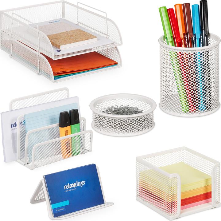 Image du produit Relaxdays Kit d'organisation de bureau