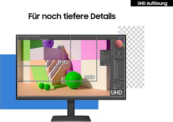 Produktbild Samsung ViewFinity S8 - S80UD (3840 x 2160 Pixel, 27")