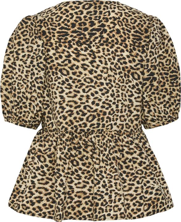 Produktbild Pieces PCNANCY LEOPRINT Bluse mit kurzen Ärmeln (S)