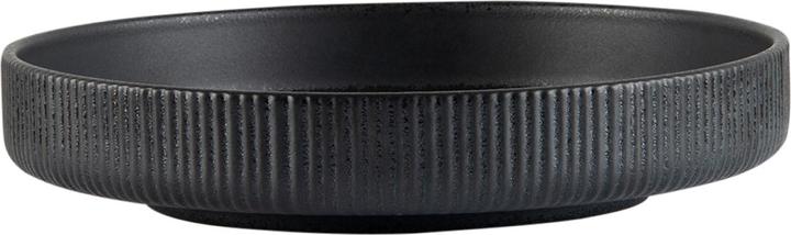 Produktbild Schönwald Playground Nara Teller tief hoher Rand Relief schwarz D24cm (1 x, 24 cm)
