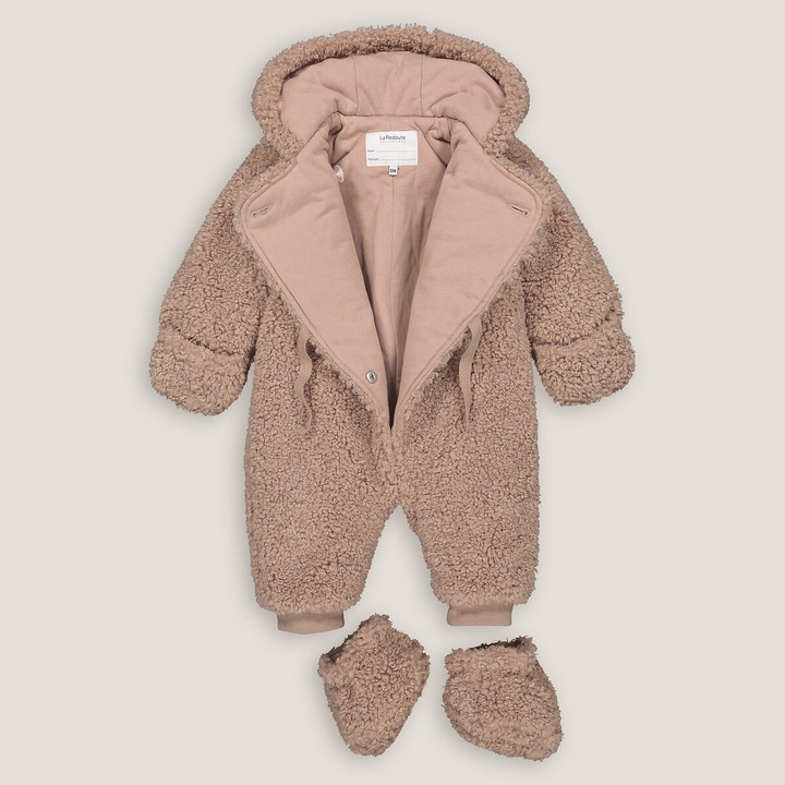 Actual product image La Redoute Collections Warm jumpsuit with hood (86)