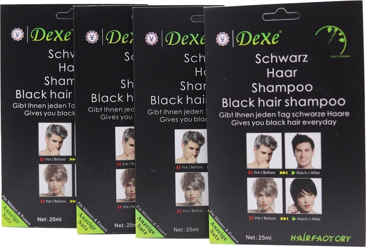 Produktbild Dexe Black Hair (25 ml, Flüssiges Shampoo)