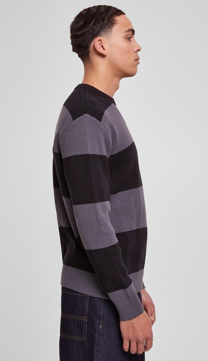 Produktbild Urban Classics Heavy Oversized Striped Sweatshirt (L)