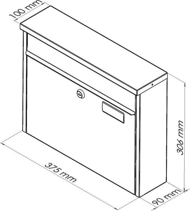 Produktbild Haushalt Mailboxpd967 Anthracite Color
