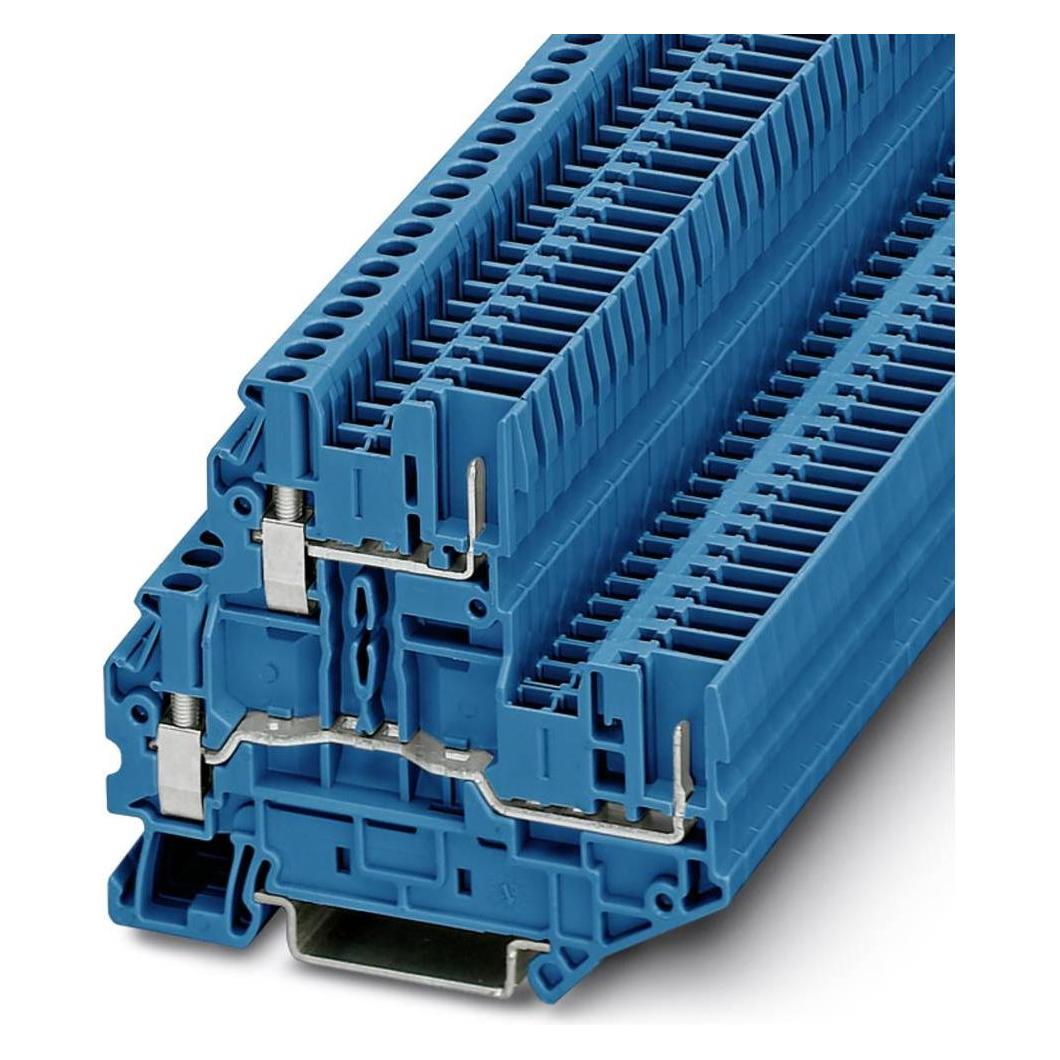 Phoenix Contact Phoenix UTTB 2,5/2P BU, Kabels + Stekkers, Blauw