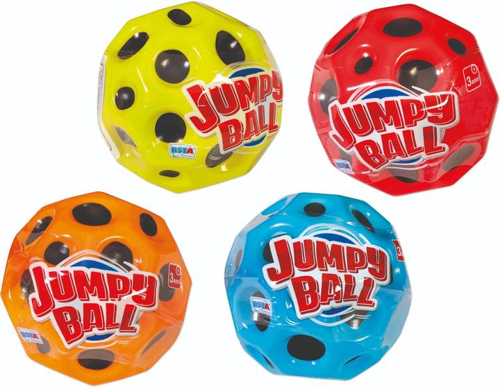 Immagine prodotto Rs Toys PALLINE RIMBALZINE 6,8 CM 4 ASSORTITI. DISPLAY 12 PZ