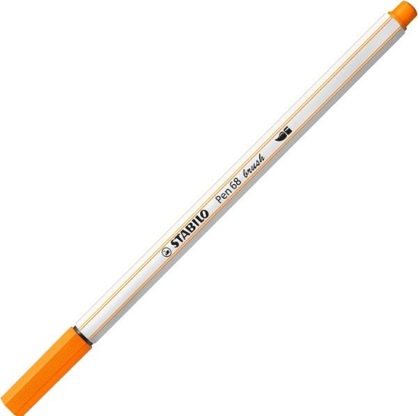 Image du produit STABILO Pen 68 brush Stylo feutre Premium (Orange, 1 x)