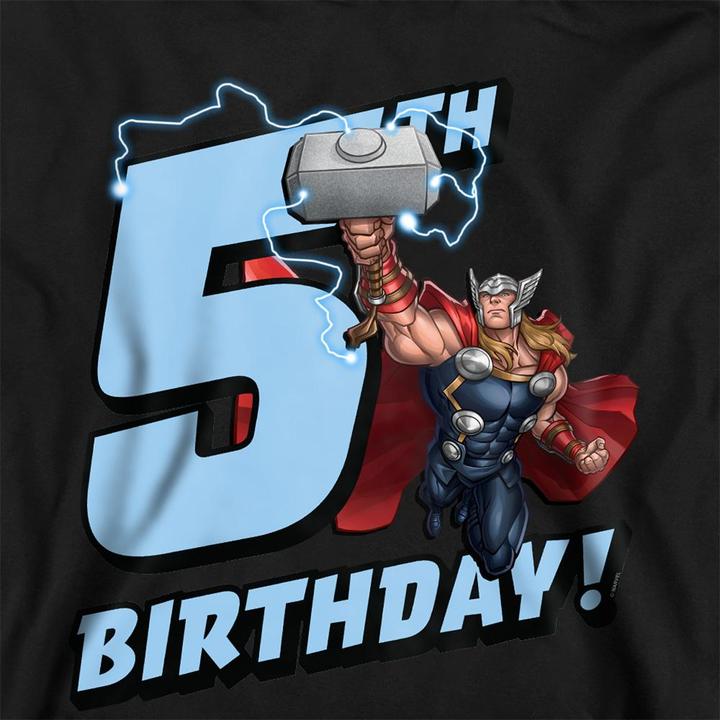 Produktbild Kapuzenpullover meliert 5. Geburtstag (128)