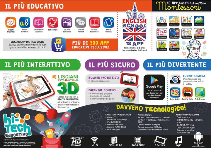 Immagine prodotto Lisciani Mio Tab 7" Smart Kid 2021
