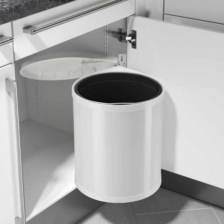 Produktbild Hailo Compact-Box M, Einbau-Mülleimer, 15 ltr, Edelstahl (15 l)