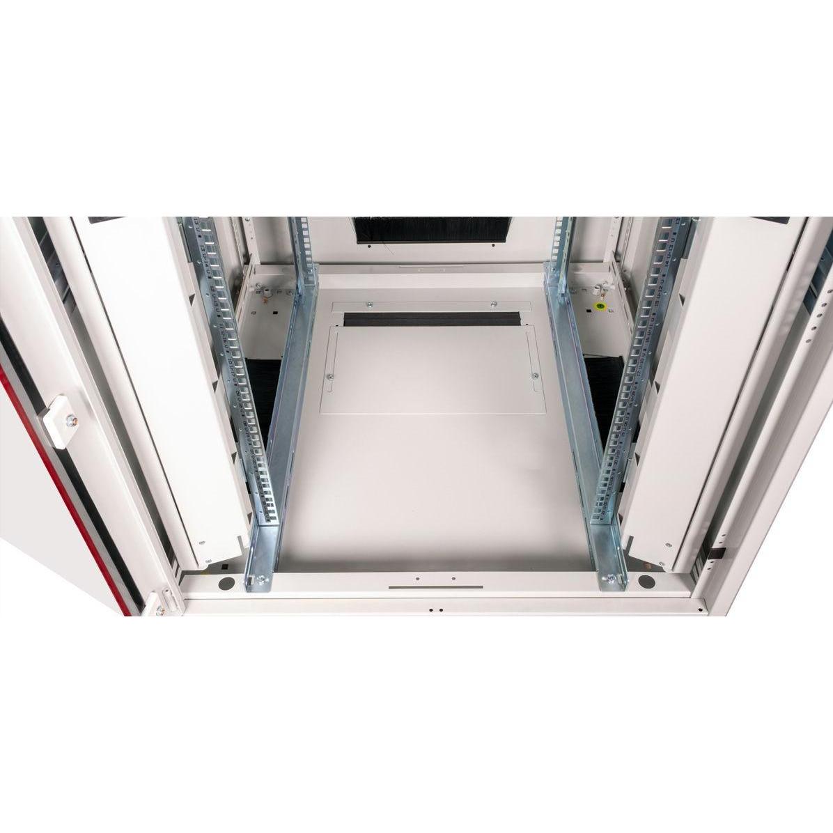 Thumbnail - Roline 19-Zoll Netzwerkschrank Pro 22 HE (22 HE, 19 Zoll Rack), Serverschrank, Grau