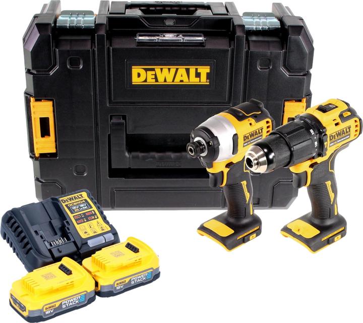 Actual product image DeWalt Battery combi pack, 18V, DCD709+DCF809 (Rechargeable battery operated)