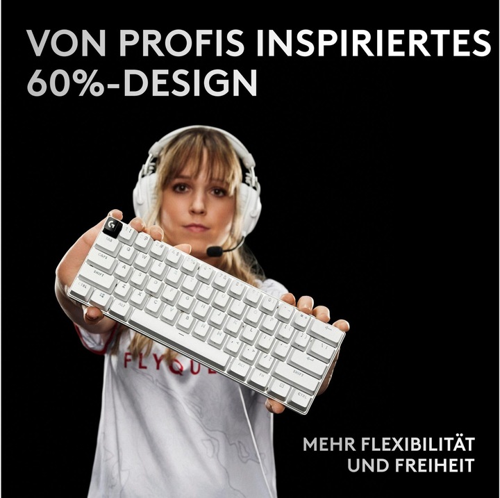 Image du produit Logitech G PRO X 60 (CH, Sans fil, Filaire)