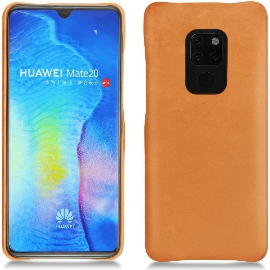 Noreve Lederschutzhülle (Huawei Mate 20), Smartphone Hülle, Orange