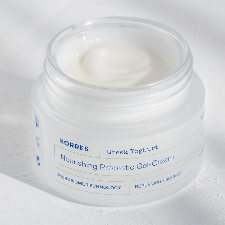 Actual product image Korres Greek Yogurt Nourishing Probiotic Gel Cream (40 ml, Day cream, Face gel)