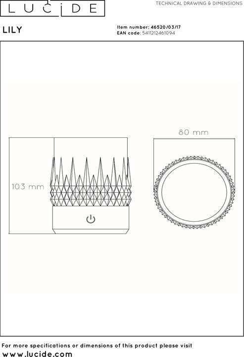 Image du produit Lucide Lili