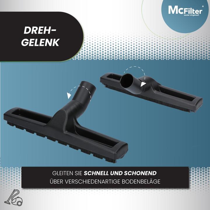 Actual product image Mc Filter Universal Hartbodendüse für Staubsauger (32-35mm)