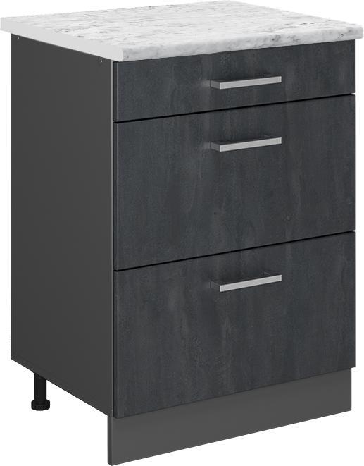 Anthrazit, Marble-Weiss, Schwarz Beton