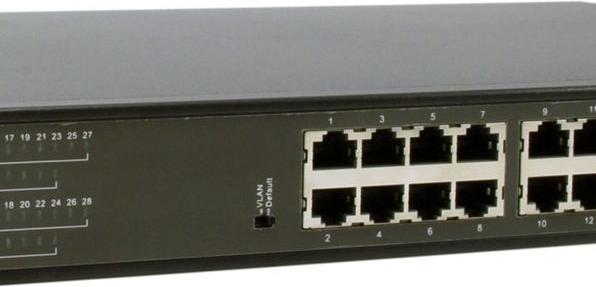 Produktbild LevelOne Switch 28x GE GEP-2821 224PoE (28 Ports)