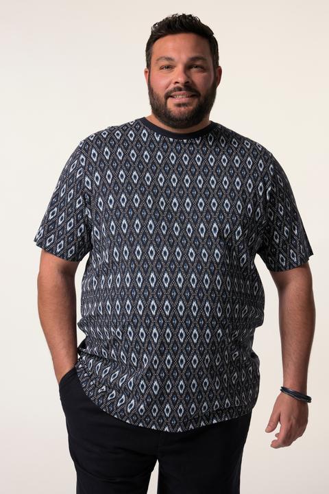Immagine prodotto Men+ T-shirt con stampa, scollo a girocollo e mezze maniche, fino alla tg. 8XL (8XL)