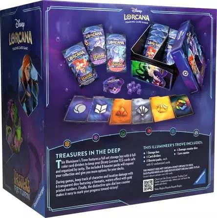 Immagine prodotto Disney Gioco di Carte Collezionabili Lorcana: Set 4 - Pacchetto Trove (Inglese) (Inglese, Box Set e Collezione)