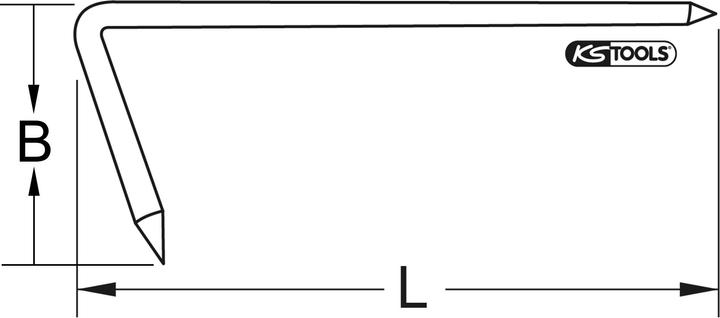 Actual product image KS Tools BRONZEplus angle mandrel