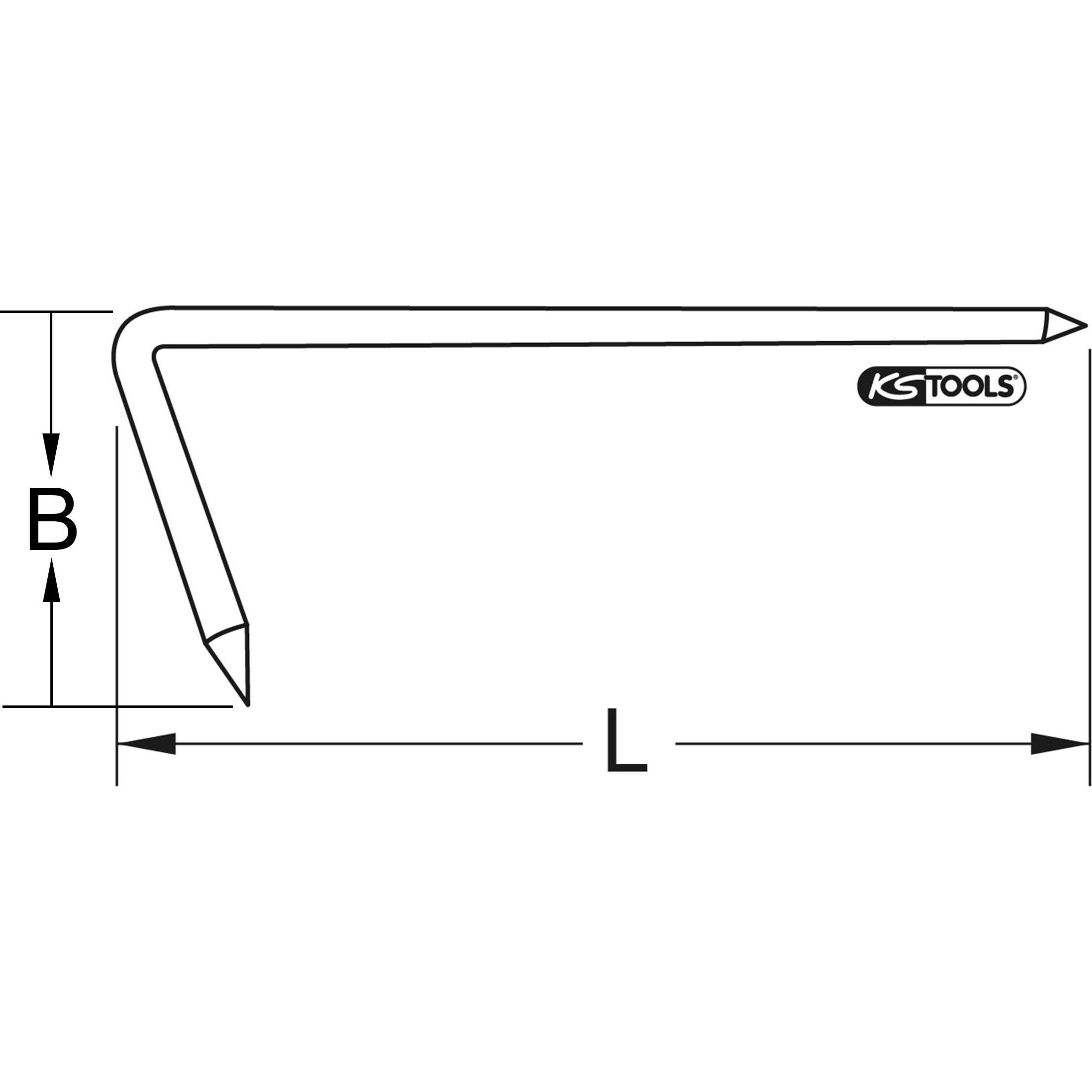 Thumbnail - KS Tools, Meissel, BRONZEplus Winkeldorn