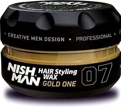 Nishman Nish Man Hair Styling Gel Wax Gold 150ml (Haargel, 150 ml)