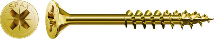 Produktbild Spax Senkmultikopf Kreuzschlitz Z2 Vollgewinde Yellox (200 Schrauben pro Stück)