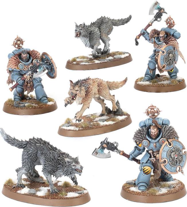Immagine prodotto Games Workshop Warhammer 40k - Space Wolves Preneurs de Tetes Gardes Loups (2025) (Materiale sintetico)