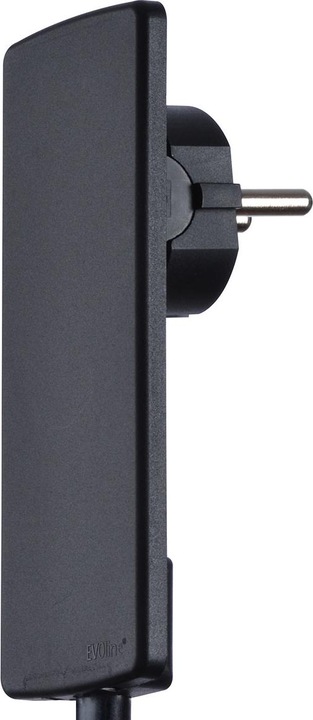 Produktbild Evoline 1510.0000.0100 Schutzkontakt-Flachstecker Kunststoff mit Aussteckhilfe 2
