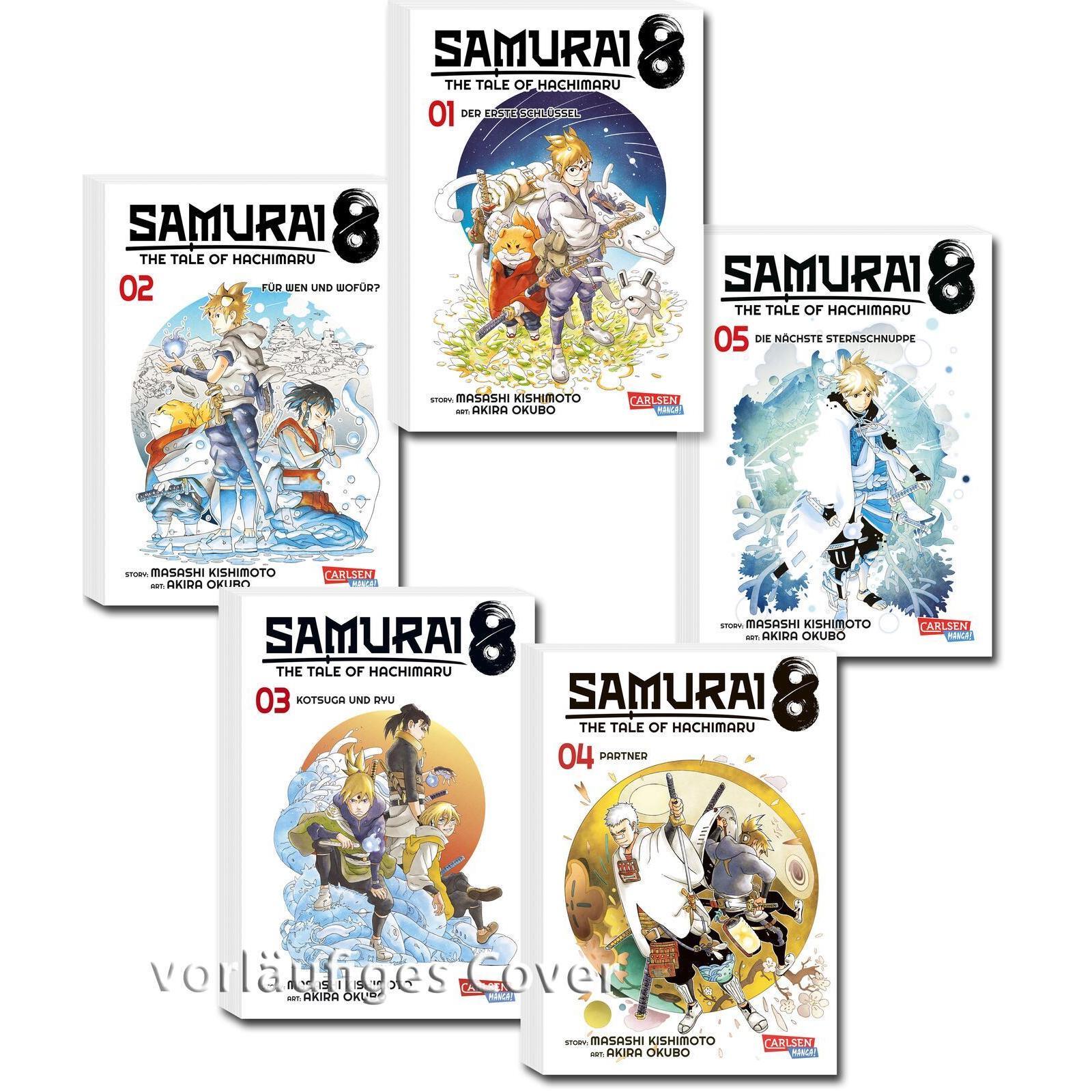 Thumbnail - Samurai8 Komplettpack 1-5, Belletristik von Akira Okubo, Masashi Okubo