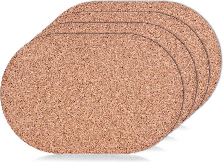 Image du produit Zeller Present Sets de table en liège (4 pcs, 29 x 44 cm)
