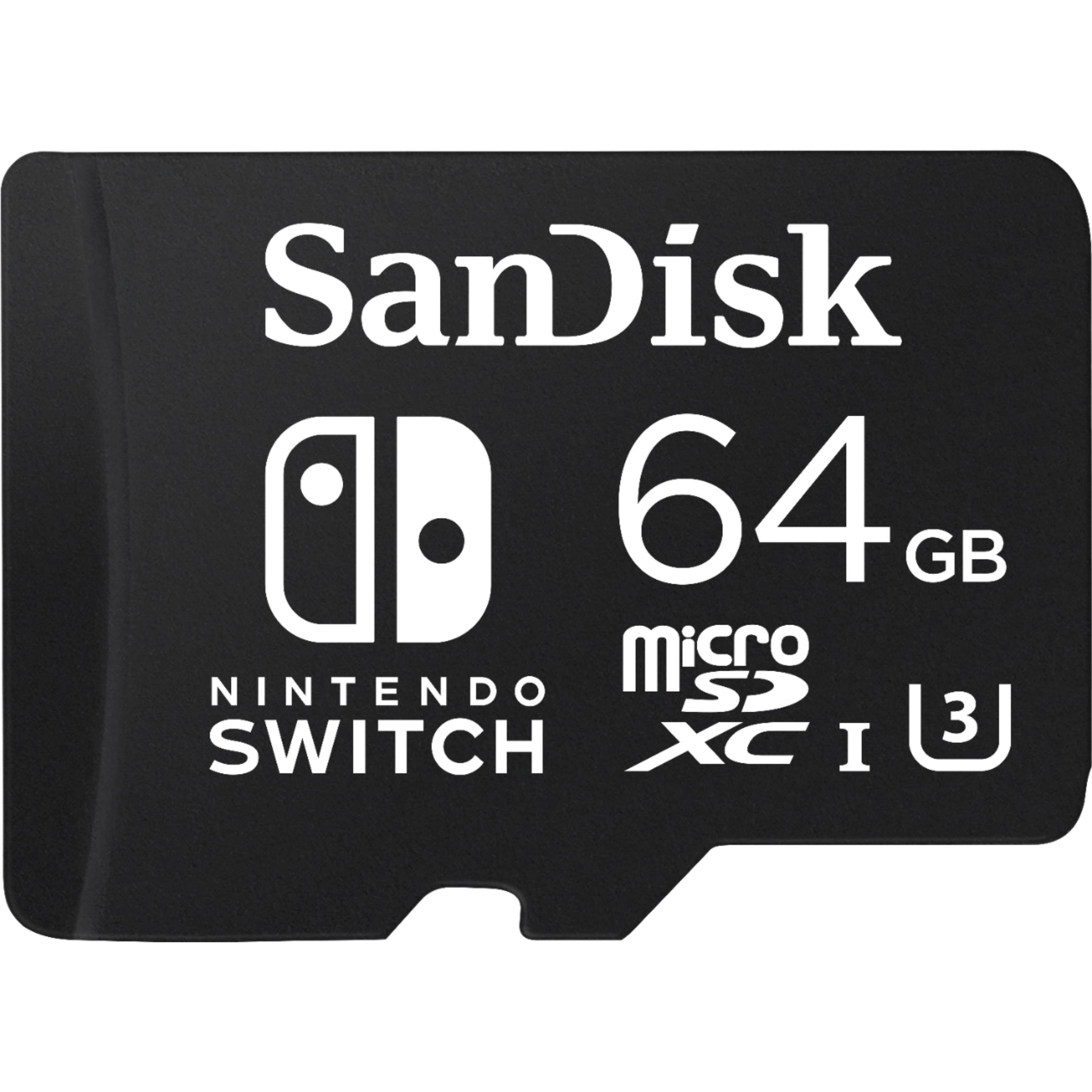SanDisk Nintendo Switch (64 GB, microSDXC, U3, UHS-I), Speicherkarte, Grün
