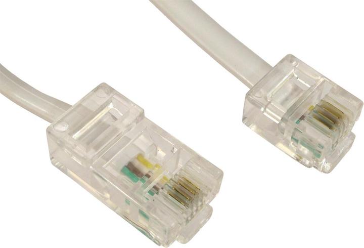 Cables Direct CDL 20m RJ11 to RJ45 Cable - White