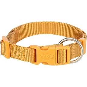Trixie Halsband Hond Premium Curry Geel - 35-55X2 Cm (Hund), Halsband + Leine