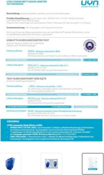 Actual product image UYN Mouth-nose mask