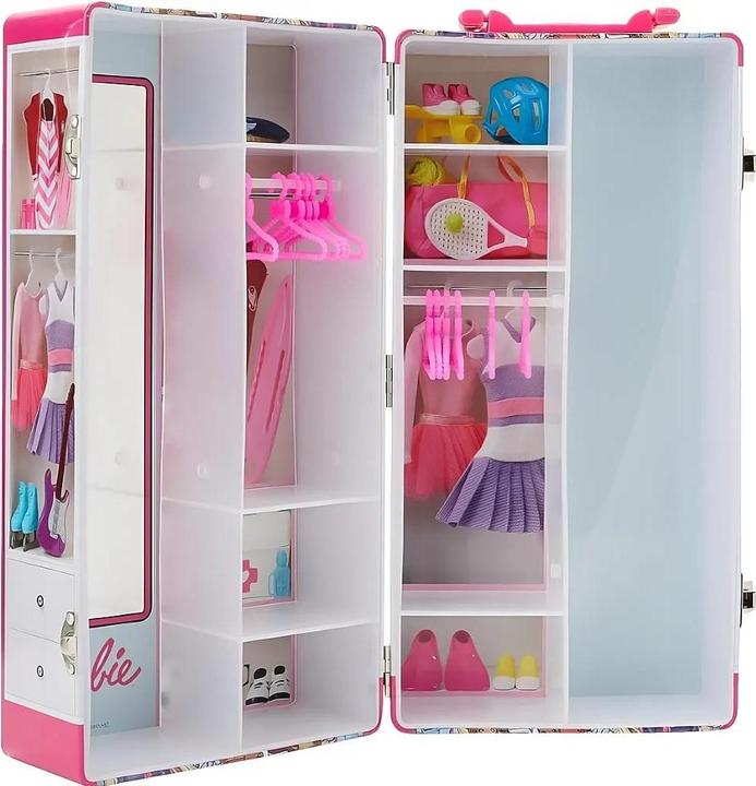 Actual product image Theo Klein Barbie Wardrobe Case