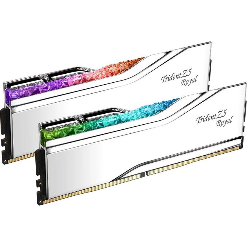 Thumbnail - G.Skill Trident Z5 Royal (2 x 32GB, 6400 MHz, DDR5-RAM, DIMM), RAM, Silber