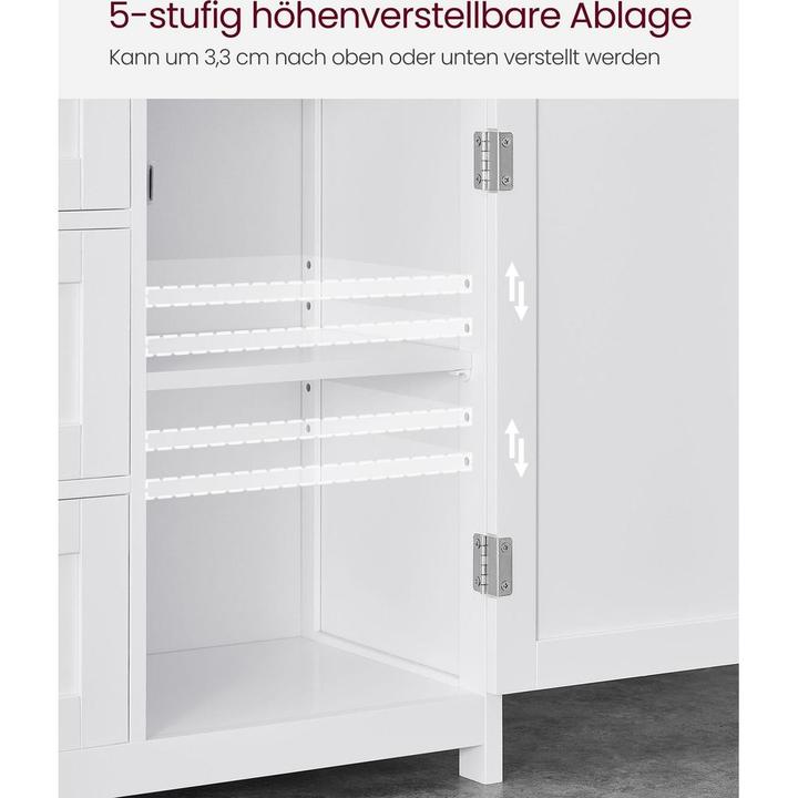 Immagine prodotto Vasagle Cassettiera (60 x 30 x 80 cm)