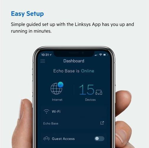 Image du produit Linksys Velop WiFi 6 AX5300 Mesh-WLAN Tri-Band-System 1er-Pack (MX5300)