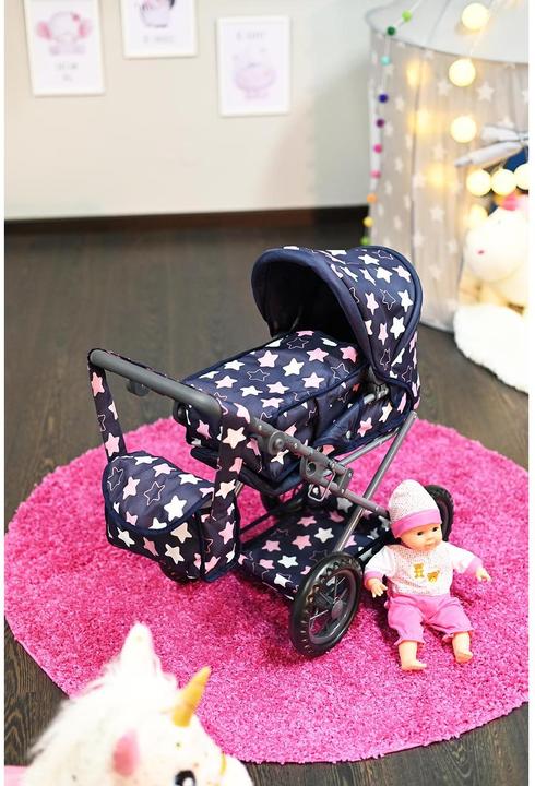 Image du produit Knorrtoys Puppenwagen Ruby - "star blue pink"